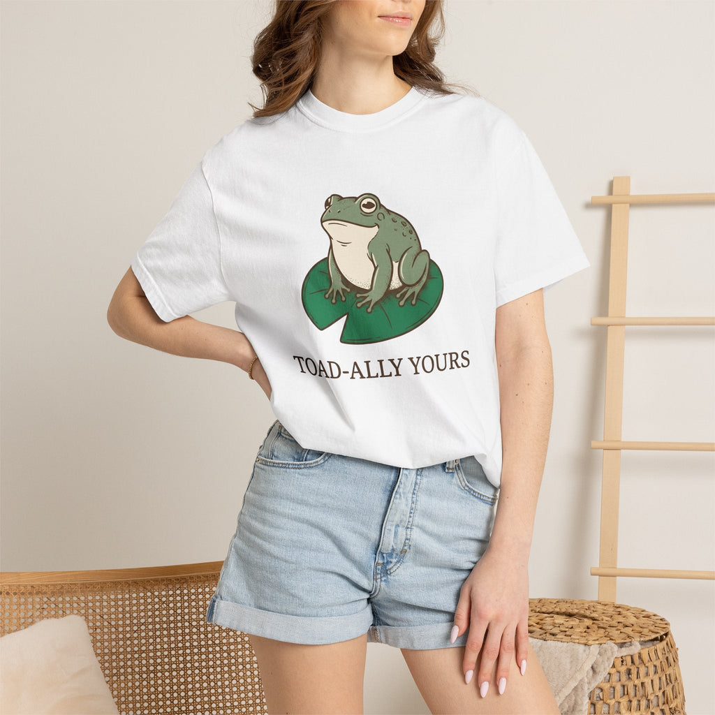 Frog Water Lily Shirt Valentines Wildlife Unisex Gift Comic product image 6