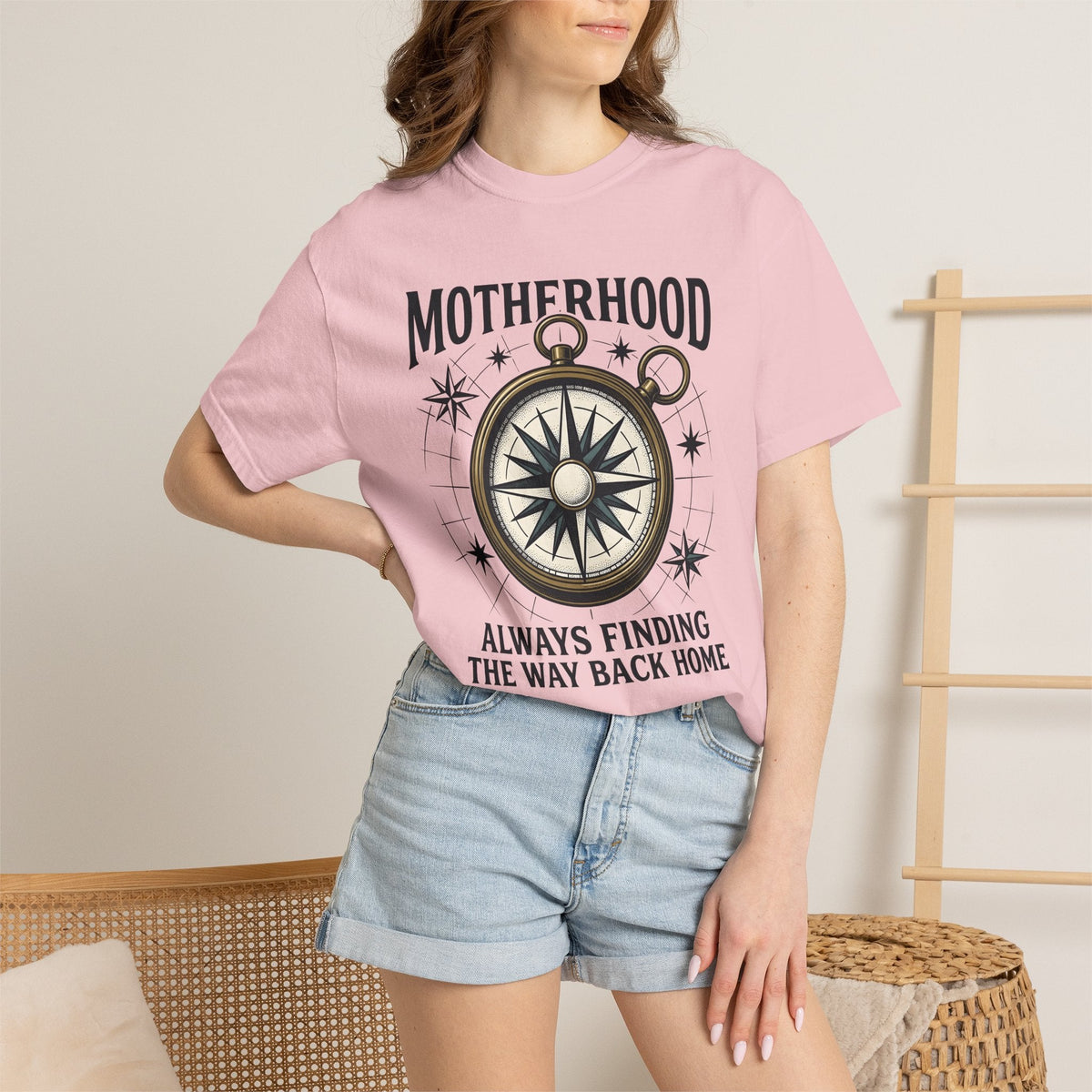 Compass Design Shirt Mom Relatives Gift for Women Antique product image 12