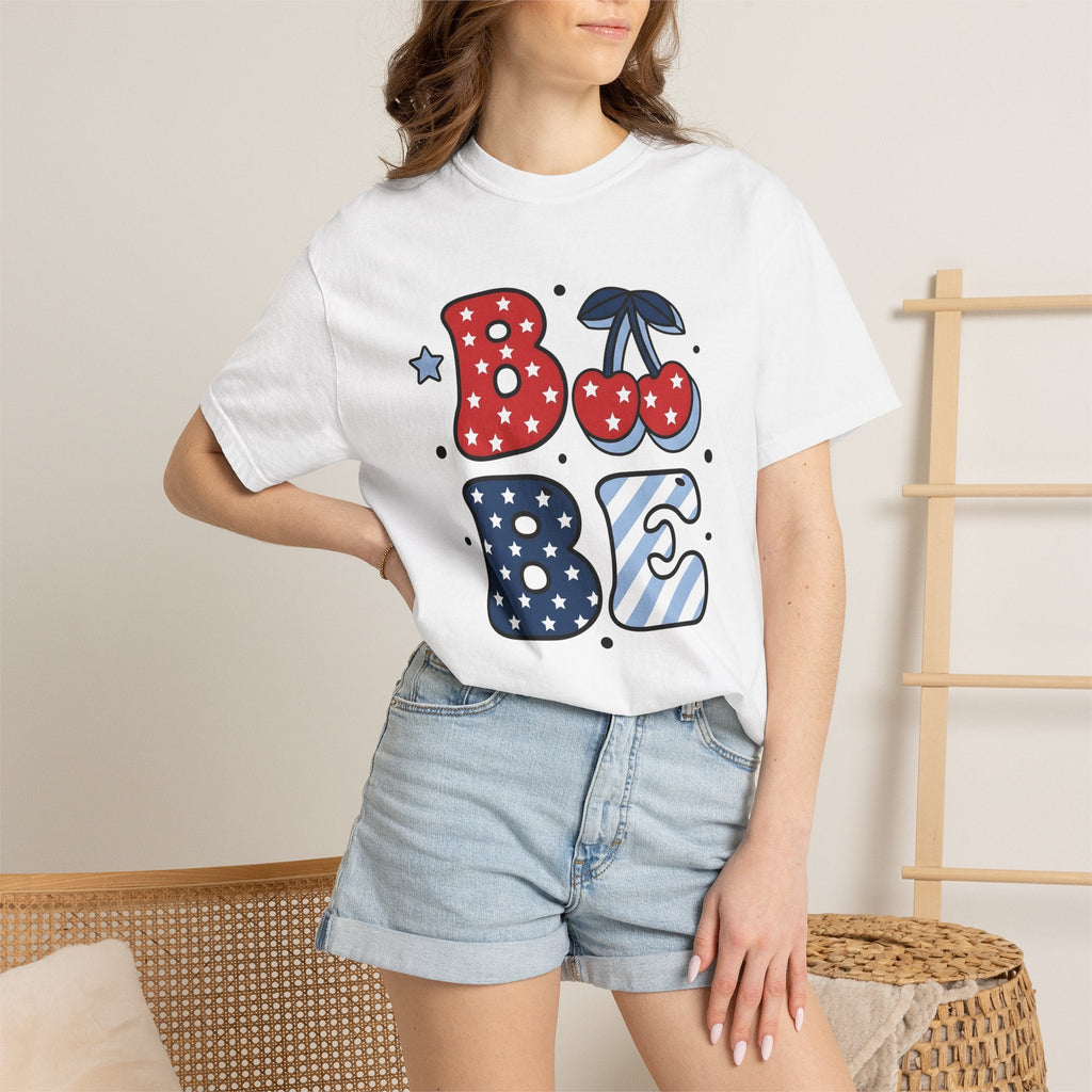 Cherry Star Graphic Shirt 4th Of July Patriotic Unisex Gift product image 6