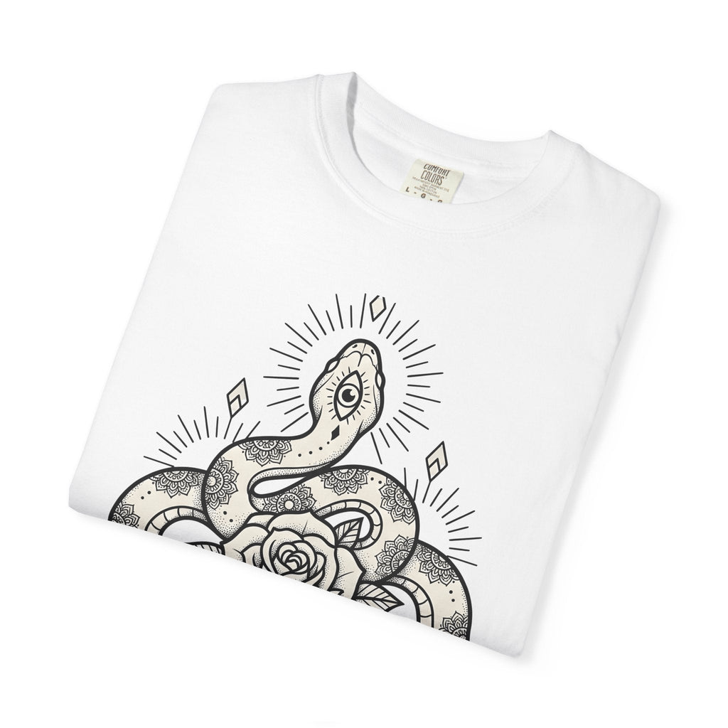 Serpent Flower Shirt Boho Chic Magic Unisex Gift Ink Tee product image 5