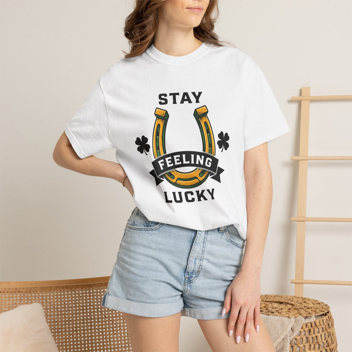 Horseshoe Clipart Shirt St Patrick's Day Fortune Unisex product image 6