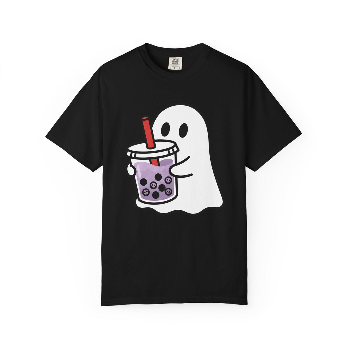 Spooky Bubble Tea Shirt Drinks Party Unisex Gift Cute Tee product image 4