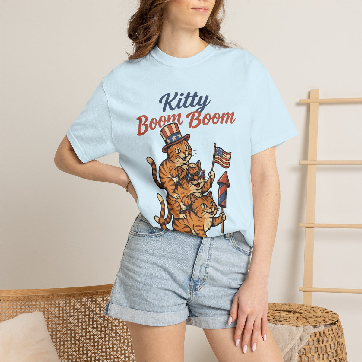Patriotic Cats Vintage T-Shirt – American Kitty Lover product image 9