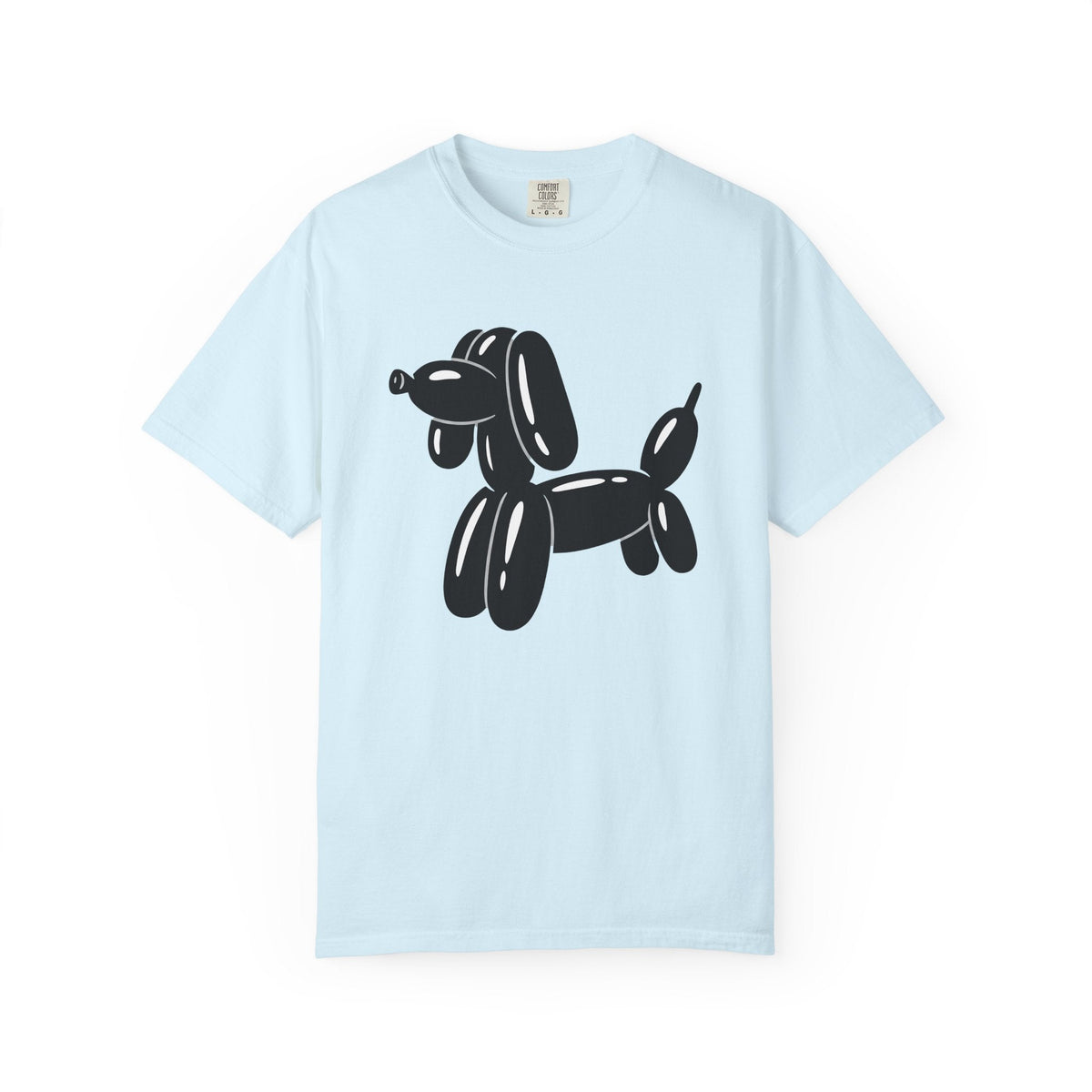 Balloon Puppy Shirt Cute Pets Unisex Gift Simple Tee Dog product image 2