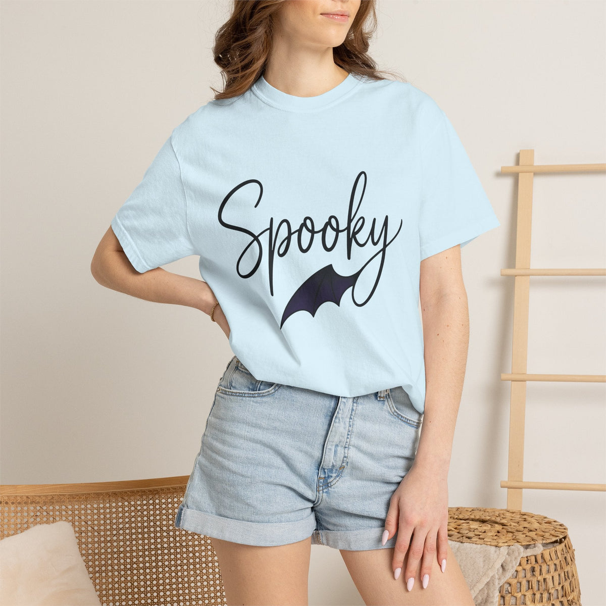 Bat Icon Shirt Halloween Dark Unisex Gift Cheerful Tee product image 9
