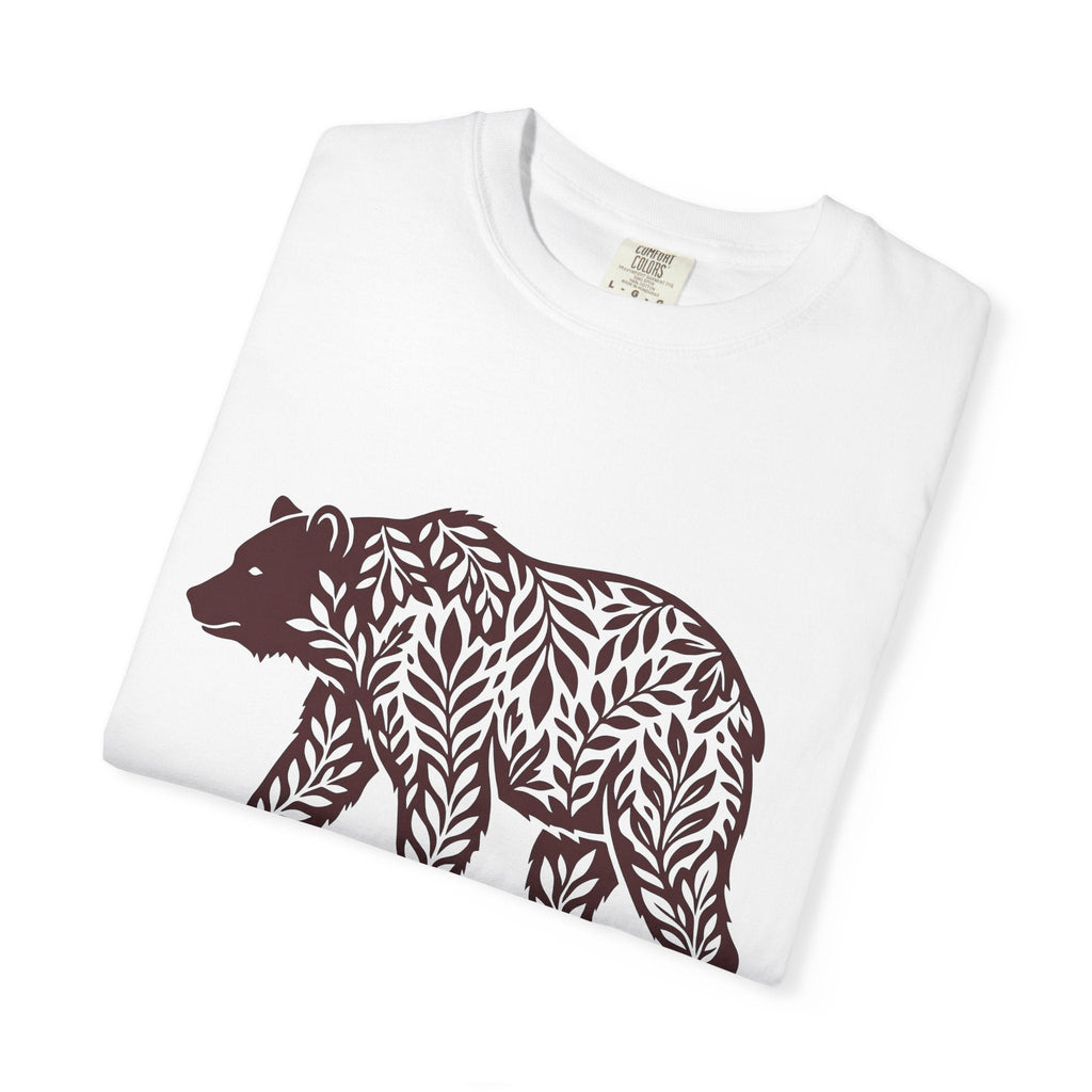 Bear Leaves Shirt Animals Nature Unisex Gift Botanical Tee product image 5