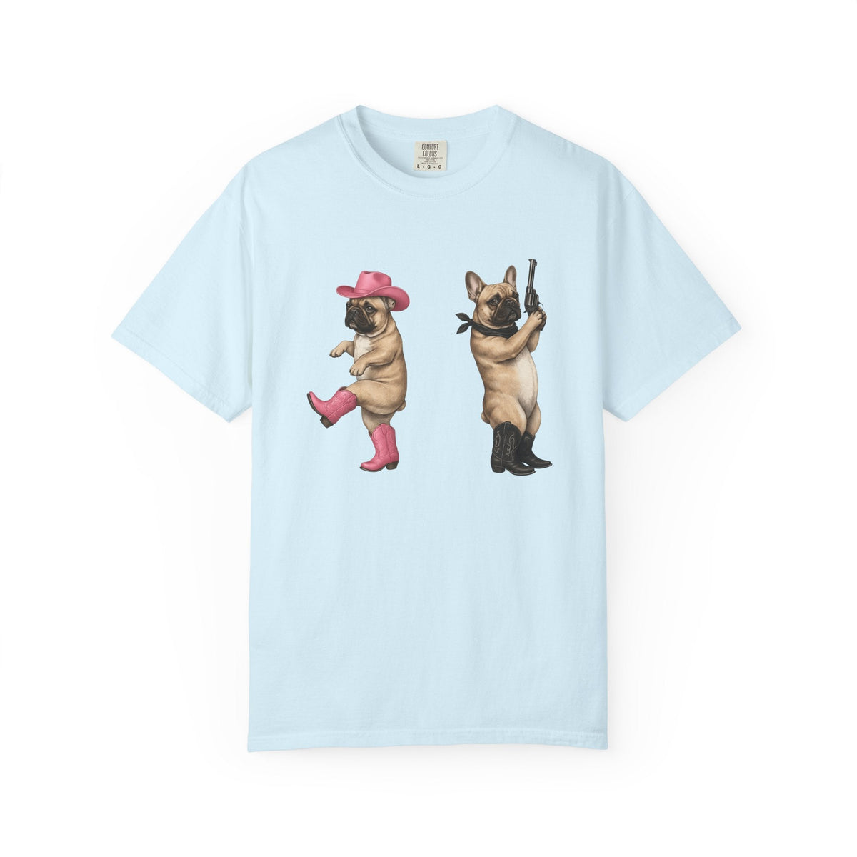 French Bulldog Shirt Cowgirl Animal Gift for Women Lifelike product image 2