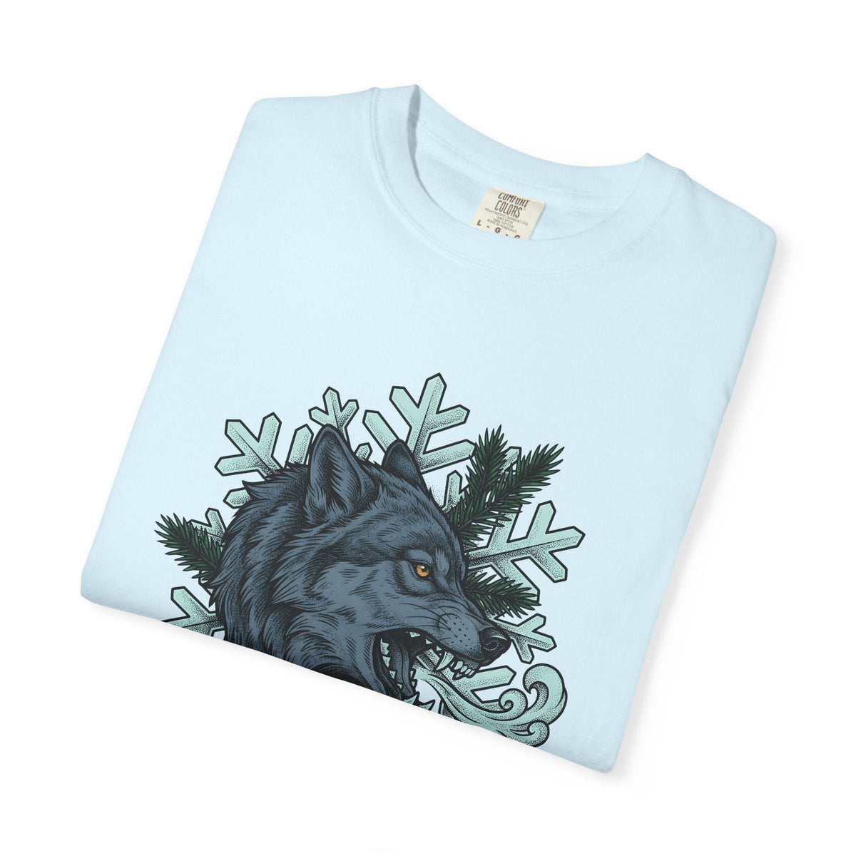 Wolf Head Shirt Winter Animal Unisex Gift Tattoo Style Tee product image 8