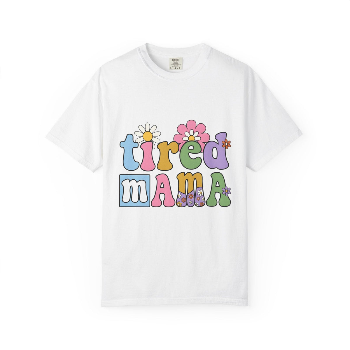 Daisy Bloom Font Shirt Moms Kid Care Gift for Women Hippie product image 1