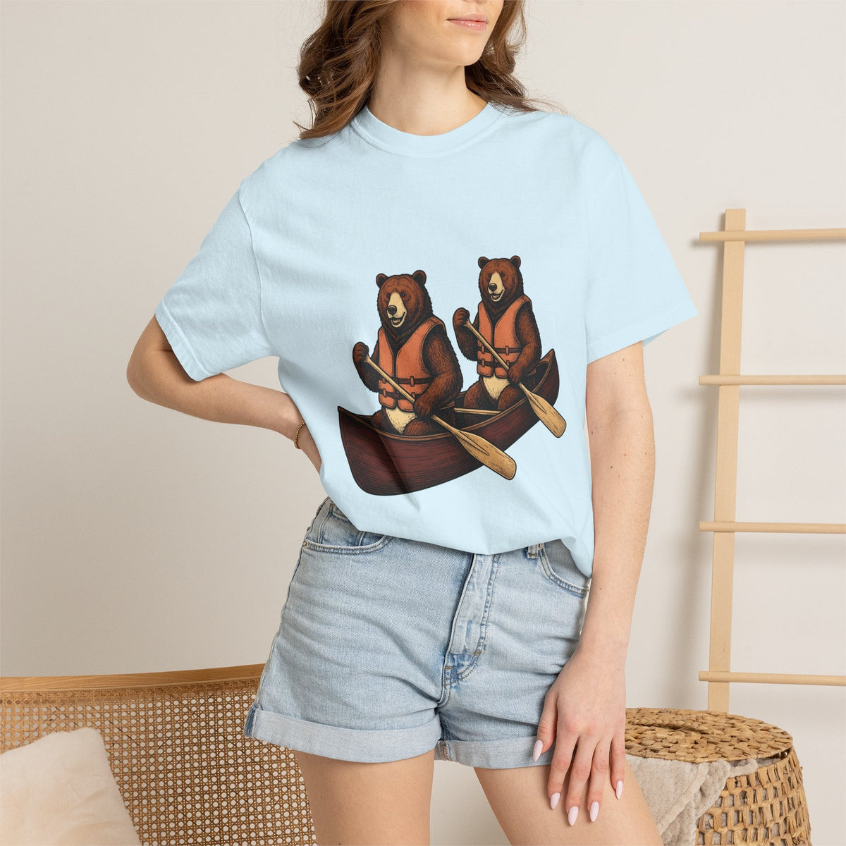 Bear Kayak Shirt Sports & Activities Outdoors Unisex Gift product image 9