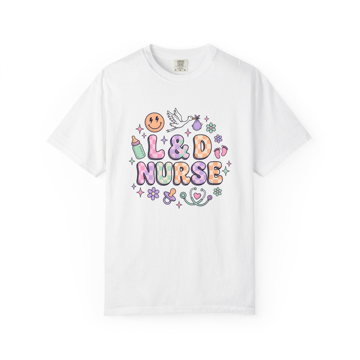 Stork Infant Shirt Nurse Baby Care Unisex Gift Playful Tee product image 1