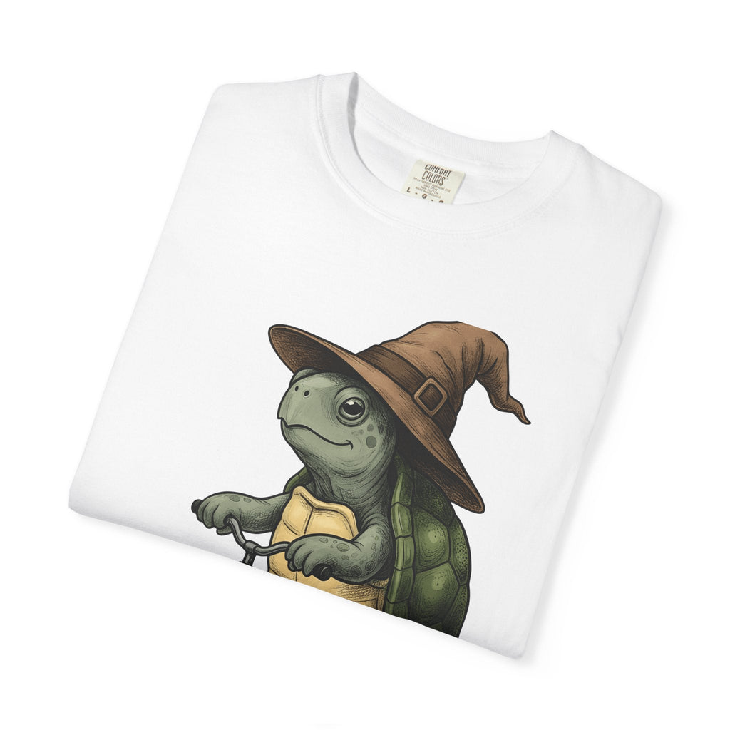 Turtle Bike Shirt Teacher Pets Unisex Gift Hand Drawn Tee product image 5