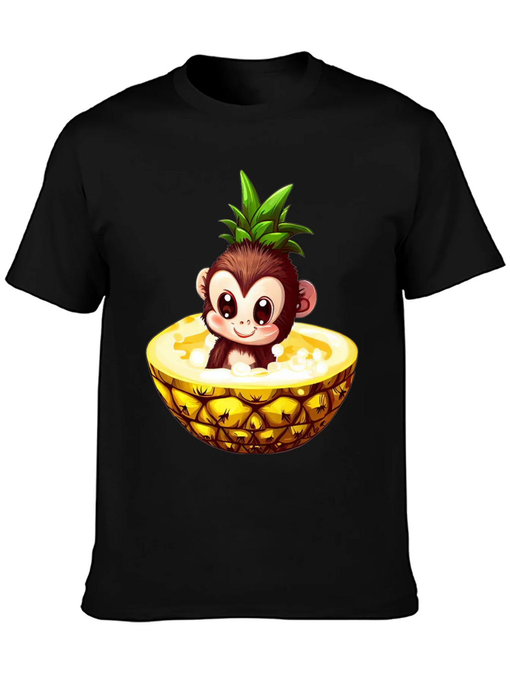 Monkey in Pineapple Graphic Tee product image 1
