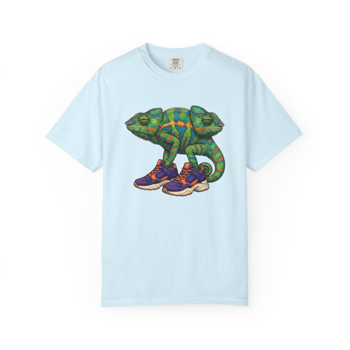 Chameleon Sneakers Shirt Animals Reptile Unisex Gift Vibrant Graphic Tee Custom
