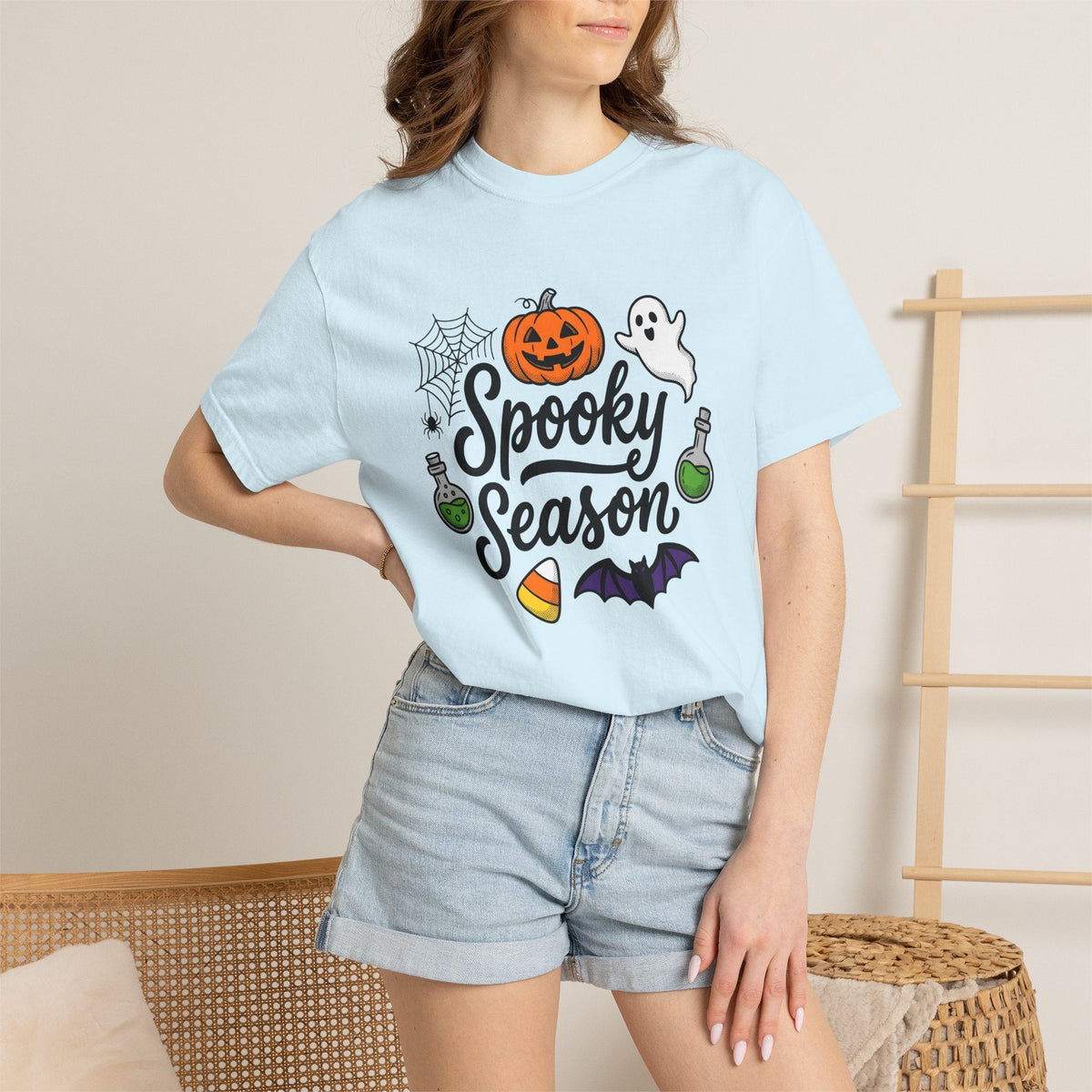 Pumpkin Ghost Bat Shirt Halloween Gathering Unisex Gift product image 9