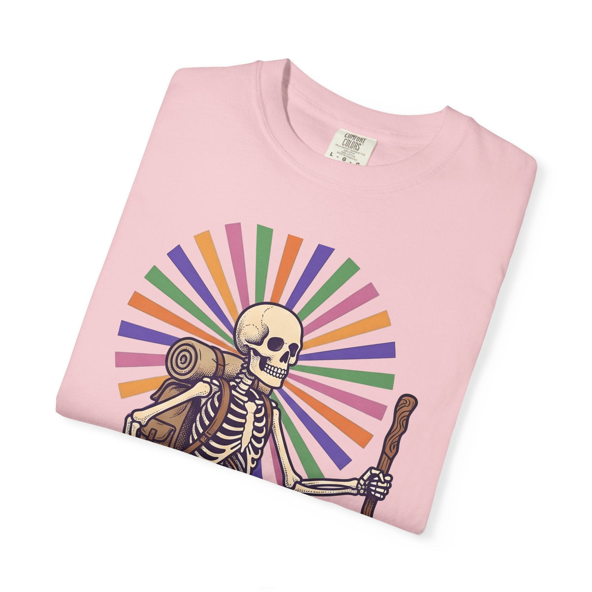 Skull Backpacker Shirt Hiking Camping Gift Women Rustic Tee product image 12