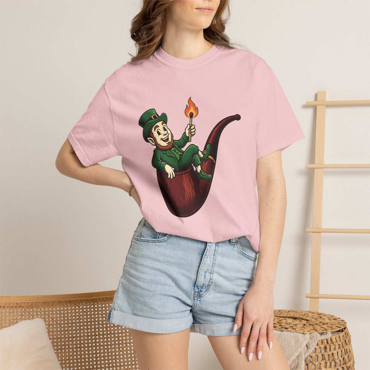 Leprechaun Pipe Shirt St Patrick's Day Irish Unisex Gift product image 12