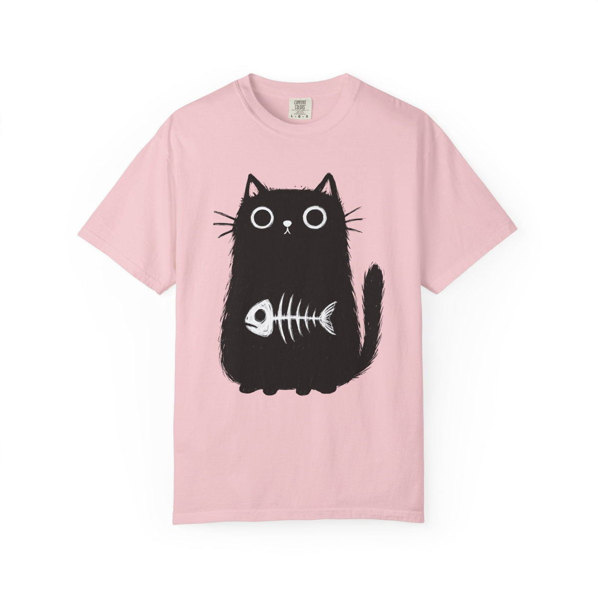 Black Kitten Shirt Cat Alternative Unisex Gift Hand Drawn product image 3