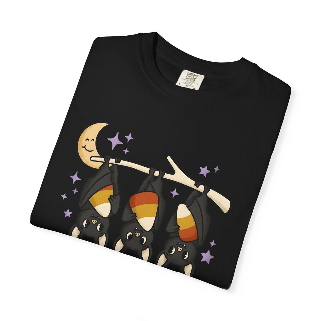 Bat Candy Corn Shirt Halloween Animal Unisex Gift Cute Tee product image 15