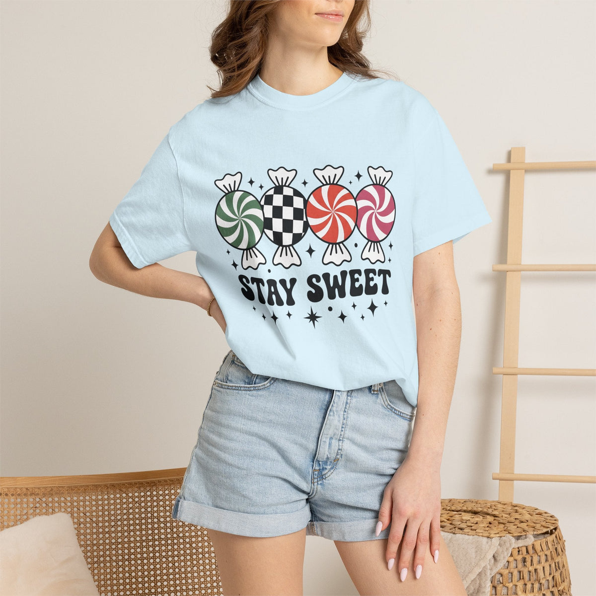 Candy Cane Shirt Christmas Sweets Unisex Gift Whimsical Tee product image 9