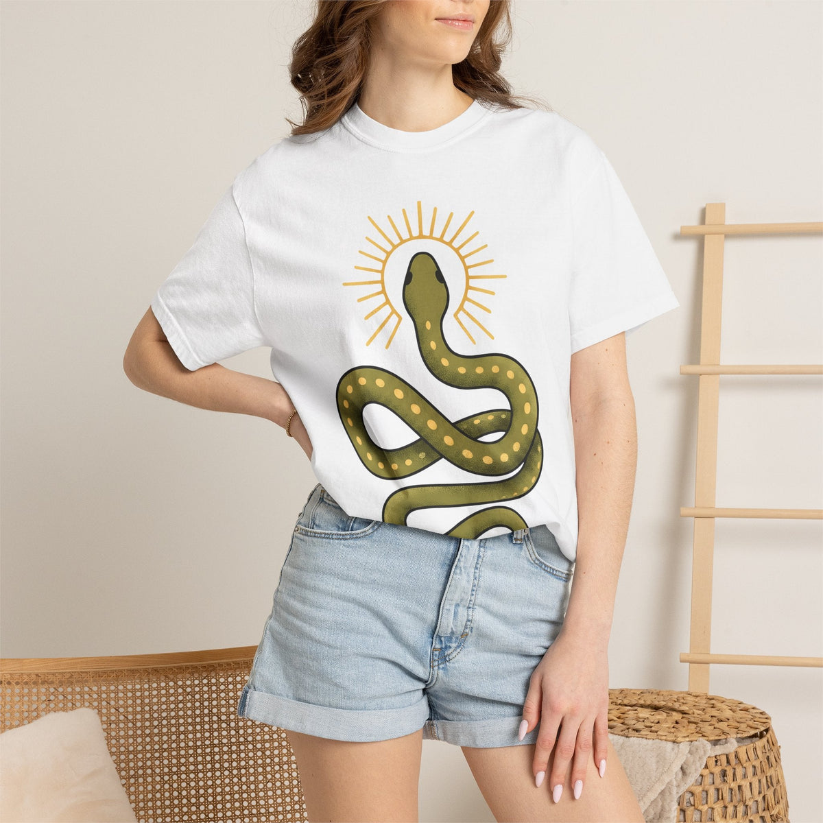 Snake Design Shirt Animal Magical Unisex Gift Hippie Tee product image 6