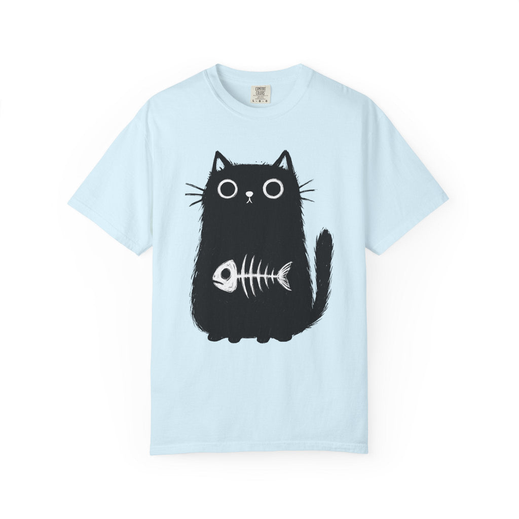 Black Kitten Shirt Cat Alternative Unisex Gift Hand Drawn product image 2