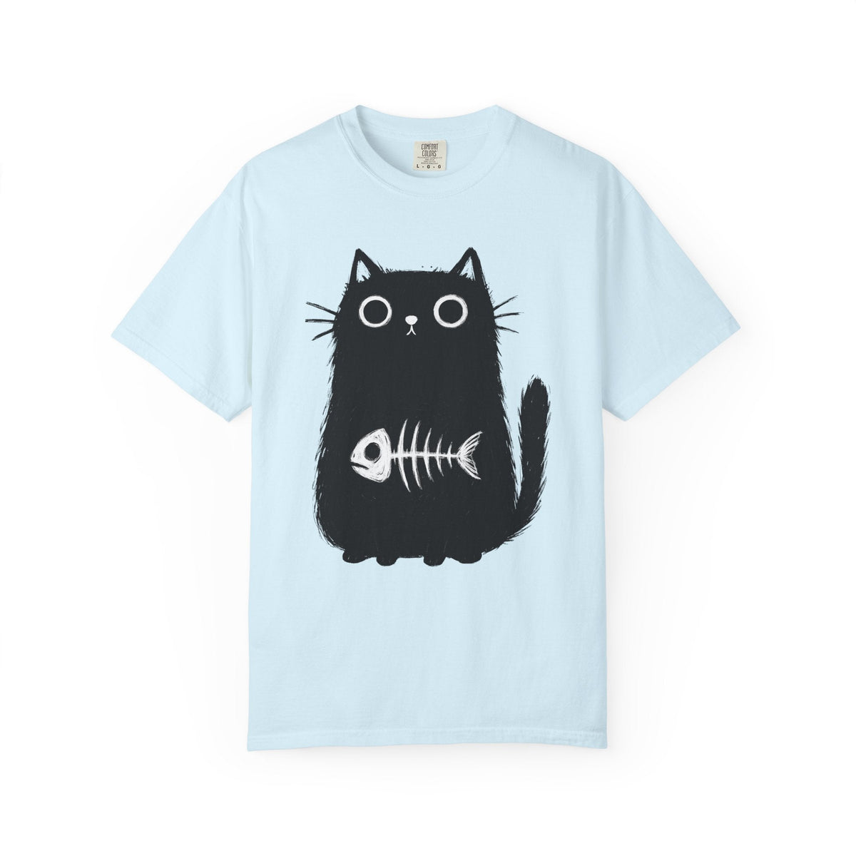 Black Kitten Shirt Cat Alternative Unisex Gift Hand Drawn product image 2
