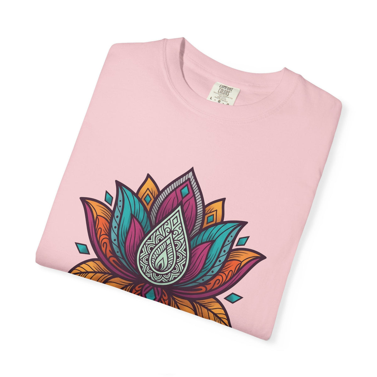 Mandala Lotus Shirt Boho Chic Yoga Unisex Gift Tee Sacred product image 11