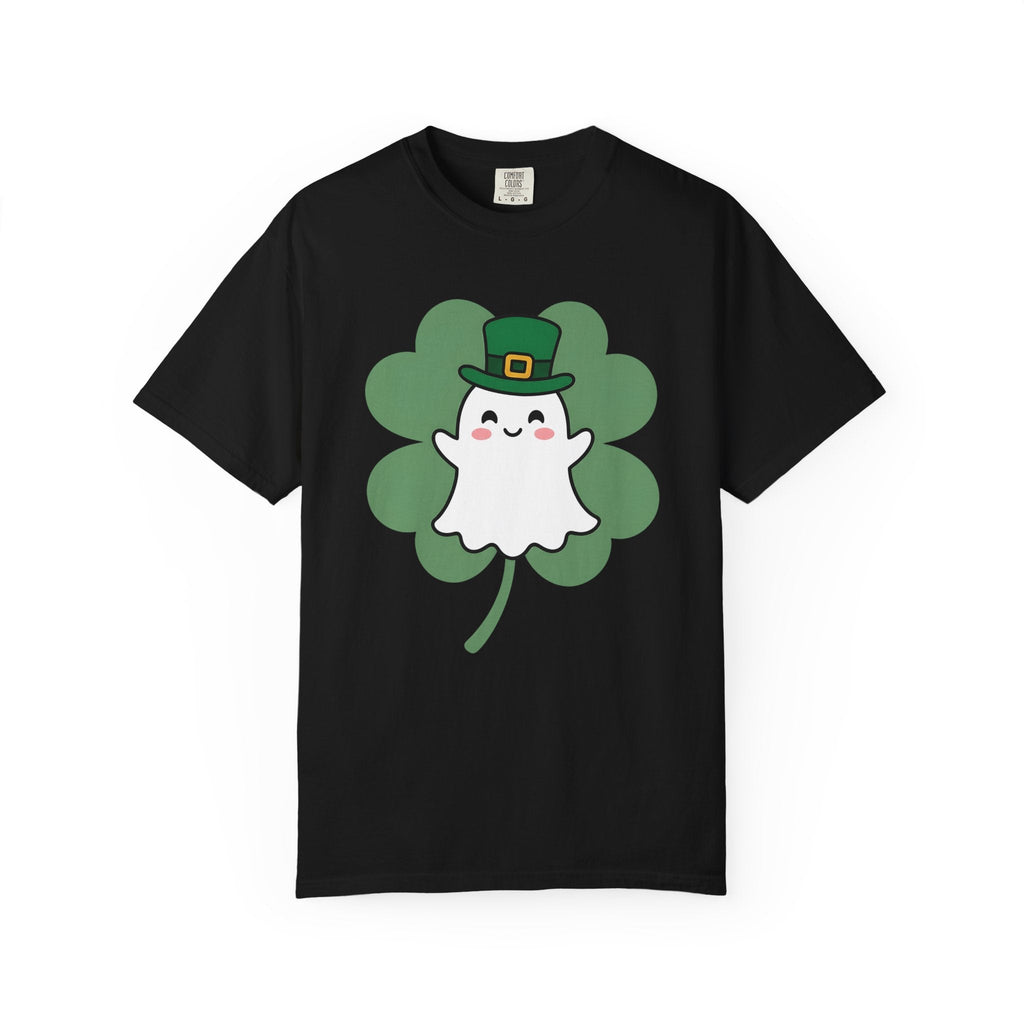 Ghost Clover Shirt St Patrick's Day Halloween Unisex Gift product image 4