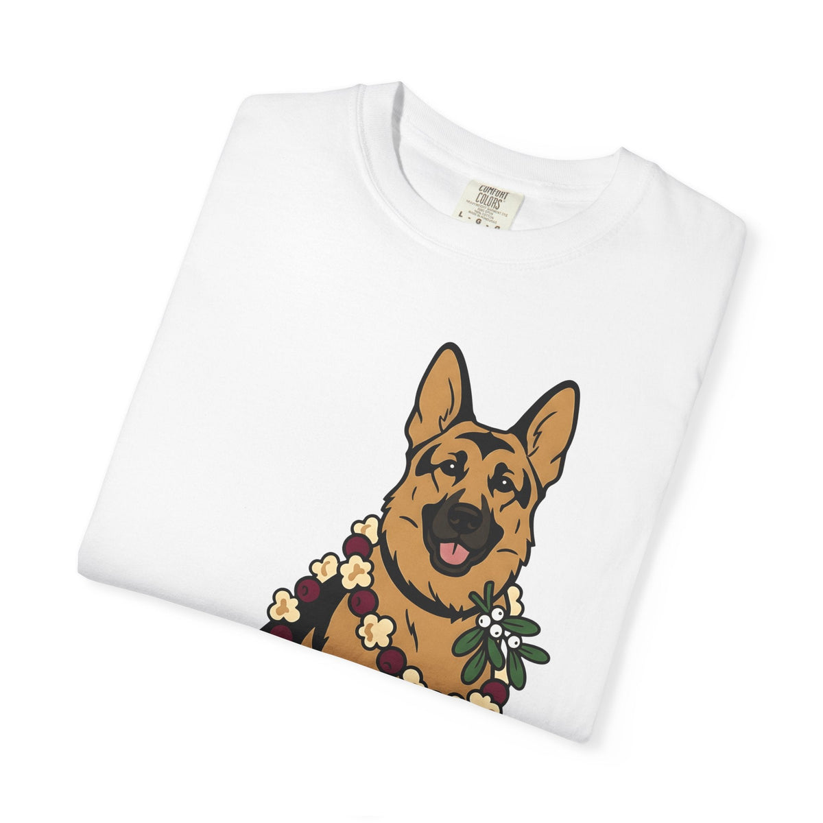 German Shepherd Shirt Dog Christmas Unisex Gift Cartoon Tee product image 5