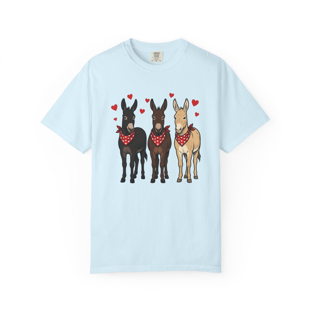 Donkey Group Shirt St. Valentine's Day Wildlife Unisex Gift product image 2