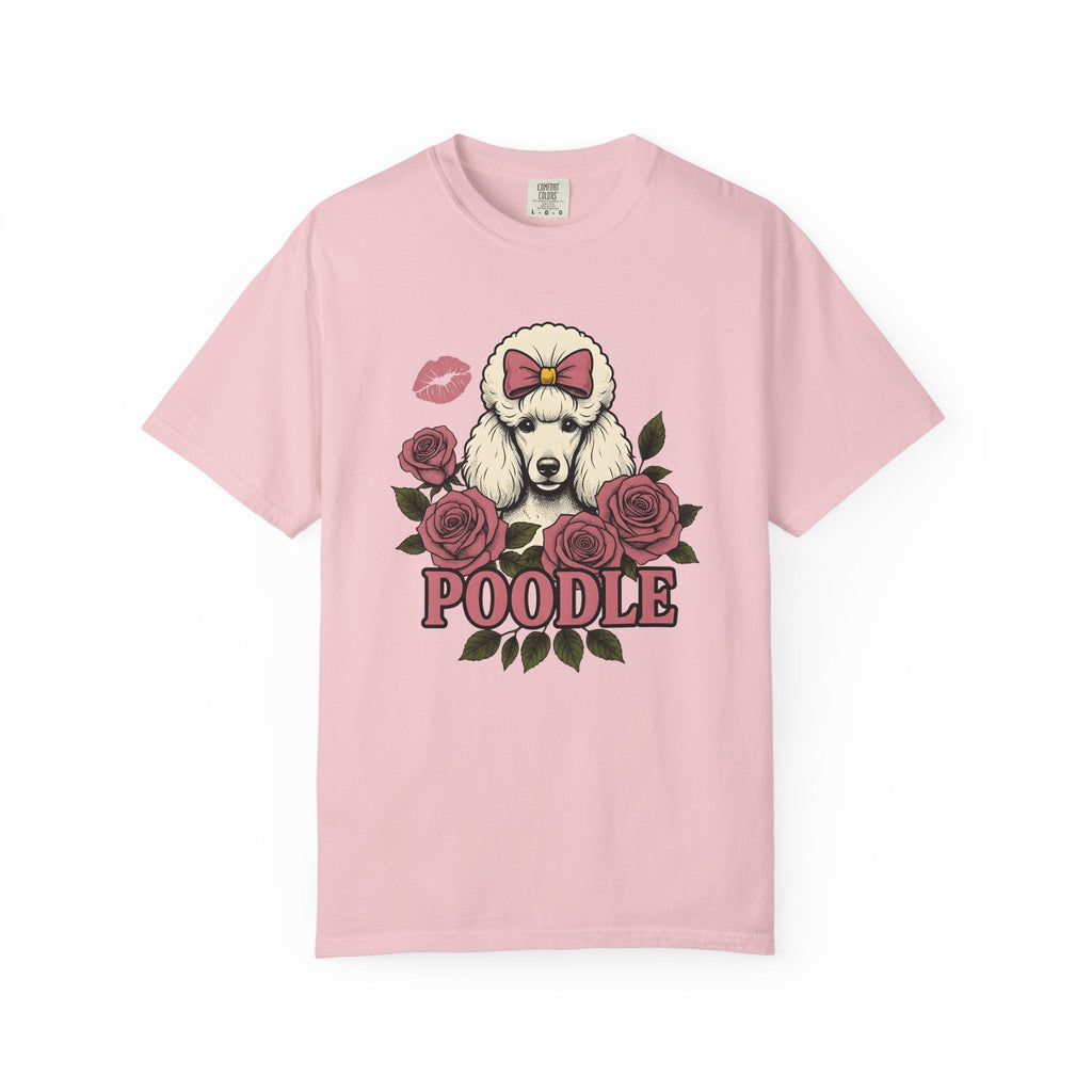 Poodle Puppy Shirt Dog Botanical Unisex Gift Retro Tee product image 3