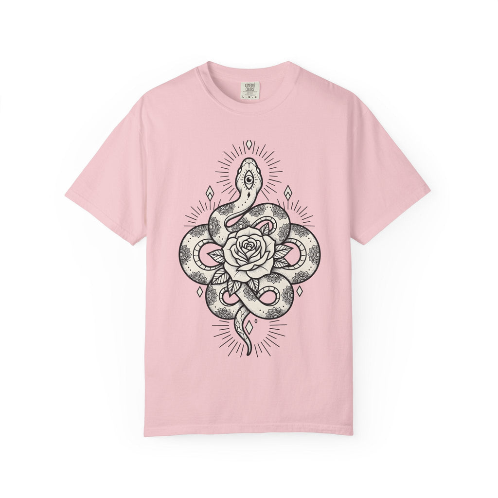 Serpent Flower Shirt Boho Chic Magic Unisex Gift Ink Tee product image 3