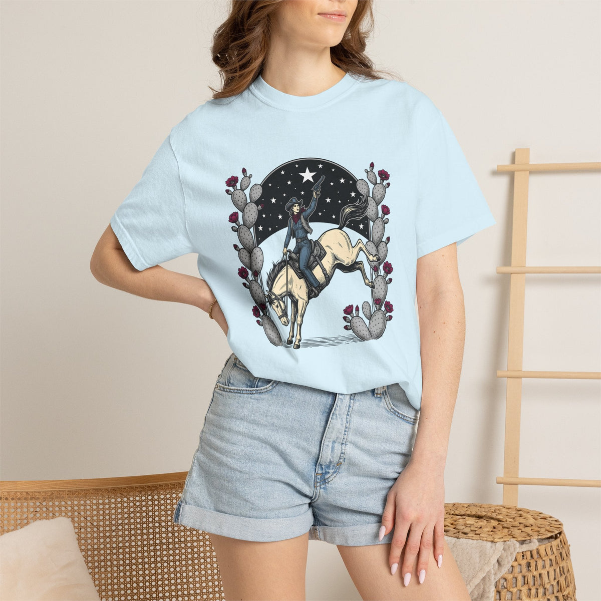 Cowgirl Horse Shirt Rodeo Gift for Women Vintage Tee product image 9