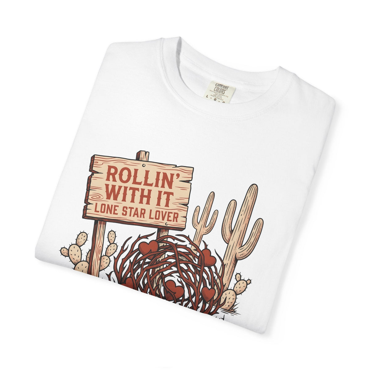 Tumbleweed Heart Shirt St. Valentine's Day Country Unisex product image 5