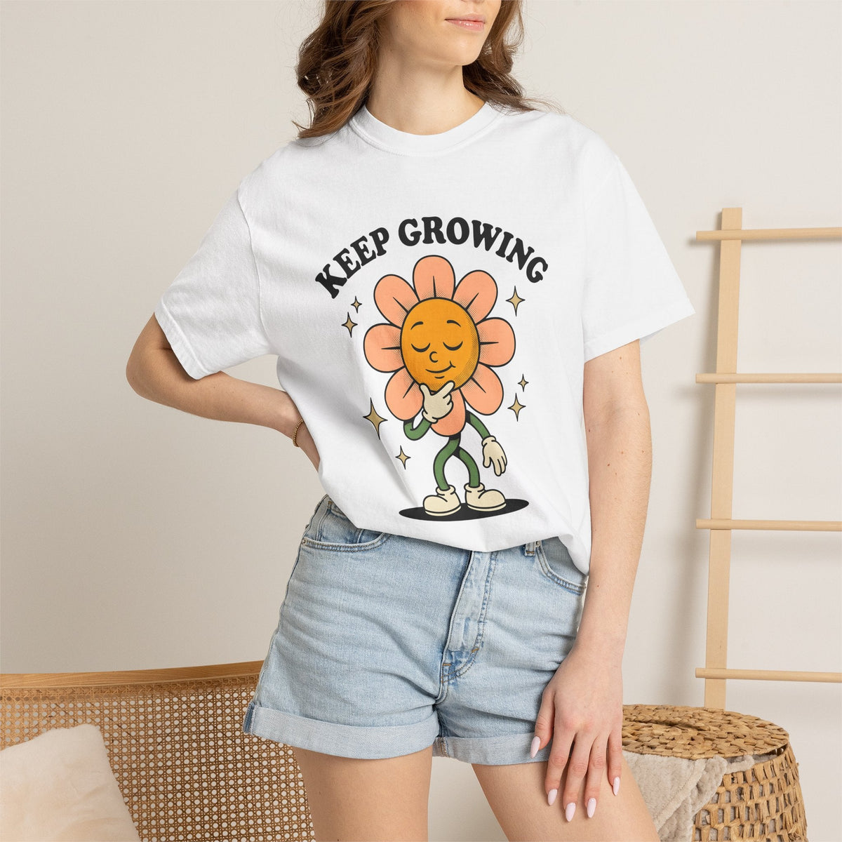 Flower Icon Shirt Funny Encouragement Gift Women Hand Drawn product image 6