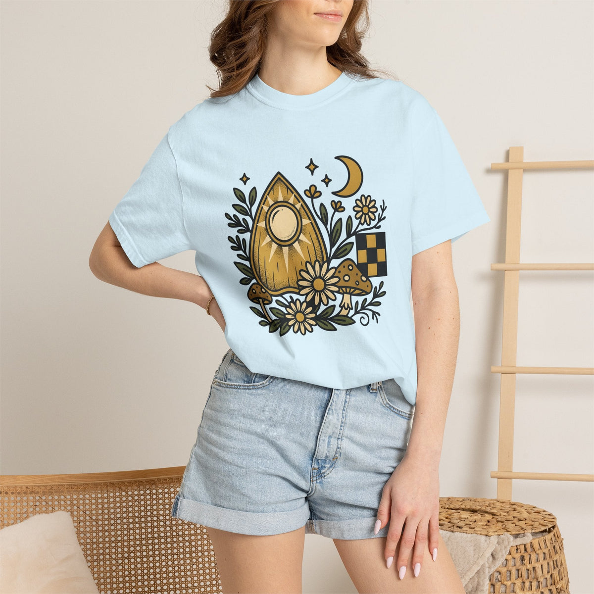 Spirit Board Flowers Shirt Boho Chic Astrology Unisex Gift product image 9