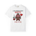 Bat Love Shirt Valentine Wildlife Unisex Gift Comic Tee product image 1