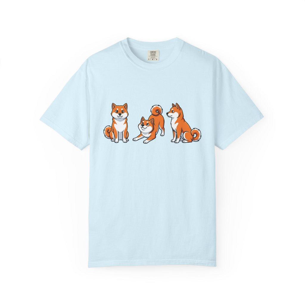 Shiba Inu Dogs Shirt Dog Fauna Unisex Gift Line Art Tee product image 2