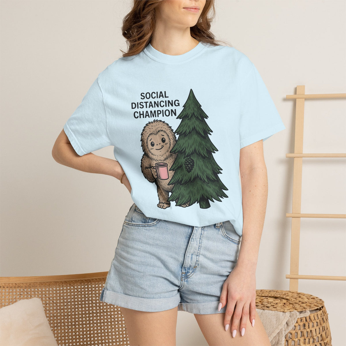 Sasquatch Coffee Shirt Funny Camping Unisex Gift Comic Tee product image 9