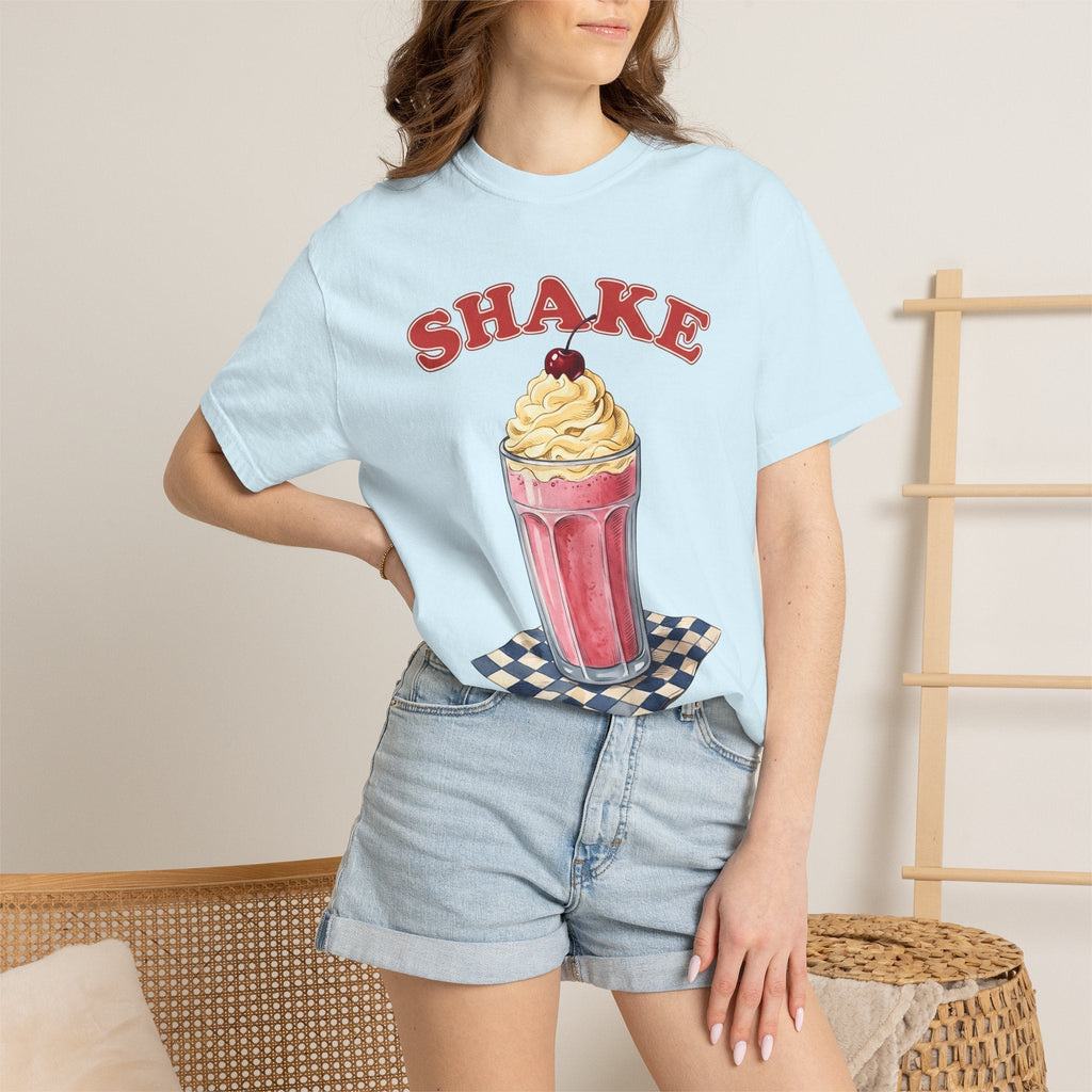 Milkshake Shirt Desserts Cafe Unisex Gift Cartoon Tee Shake product image 9
