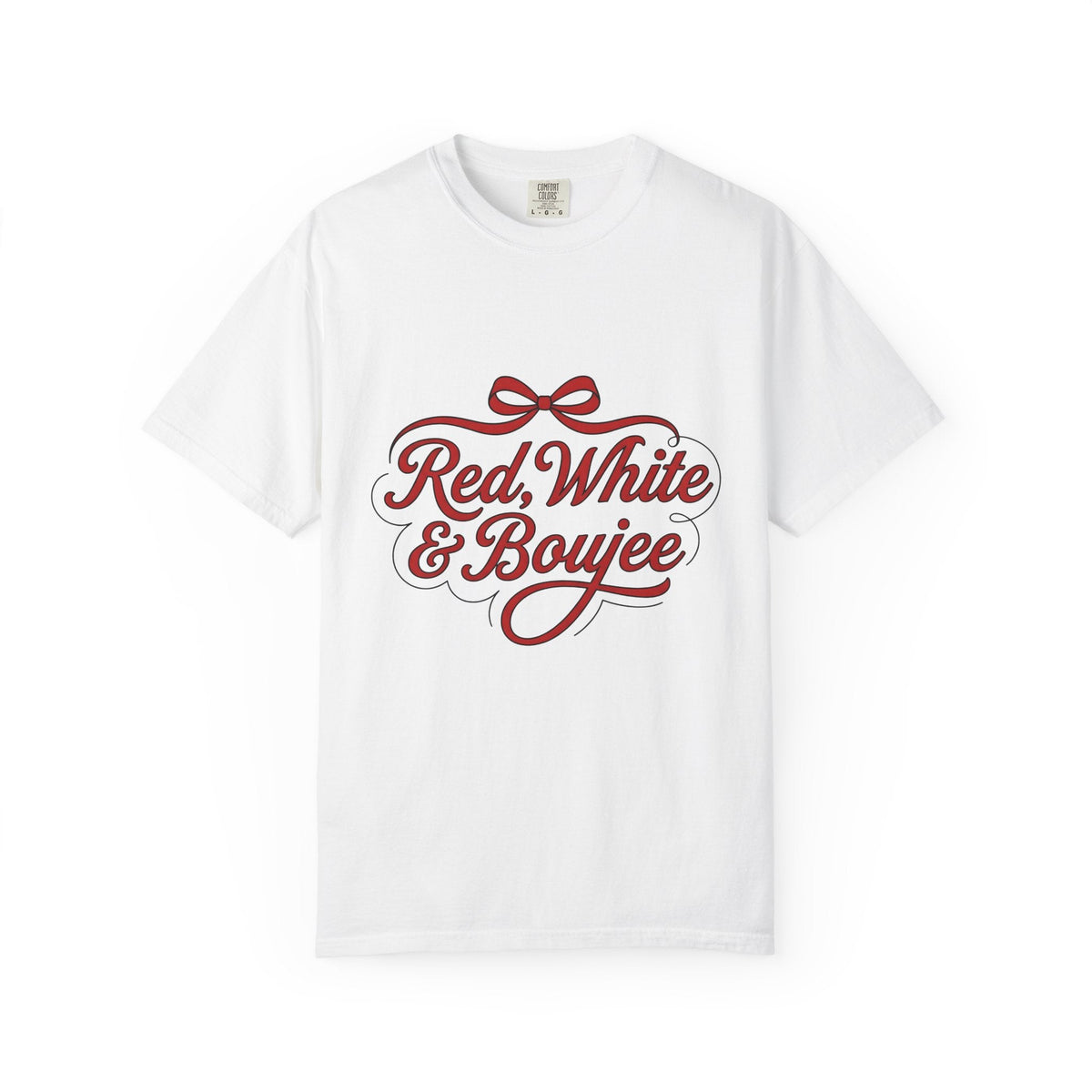 Red Ribbon Design Shirt 4th Of July Flag Gift Women product image 1