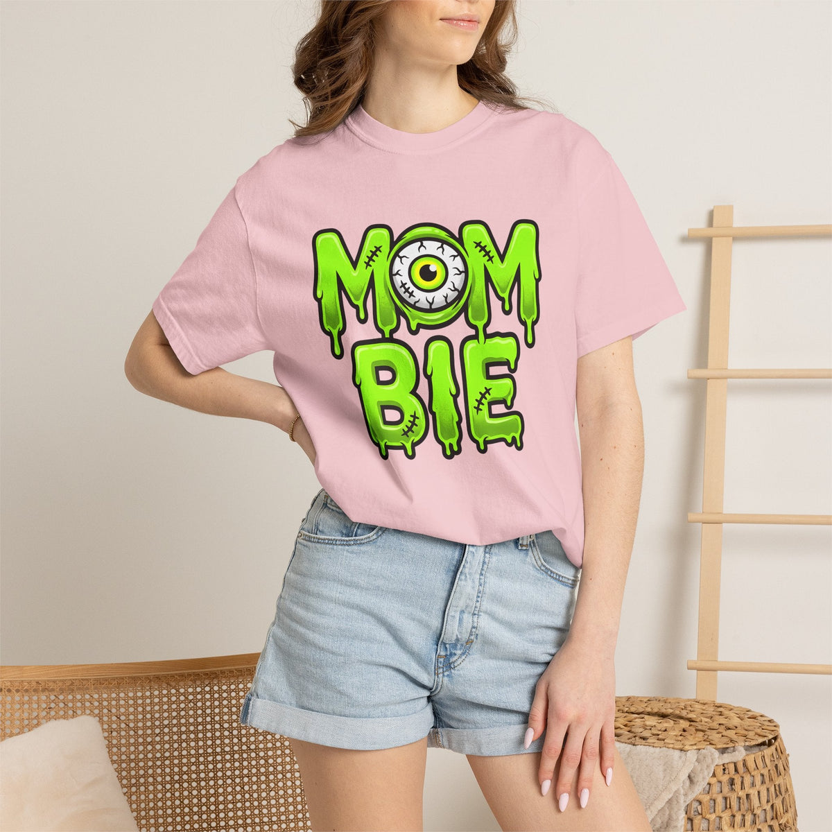 Zombie Comic T-Shirt – Spooky Fall Mom Halloween, Women product image 13