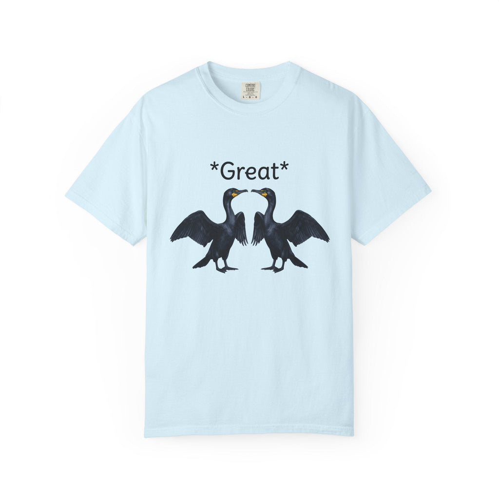 Cormorant Bird Shirt Funny Wildlife Unisex Gift Sketch Tee product image 2
