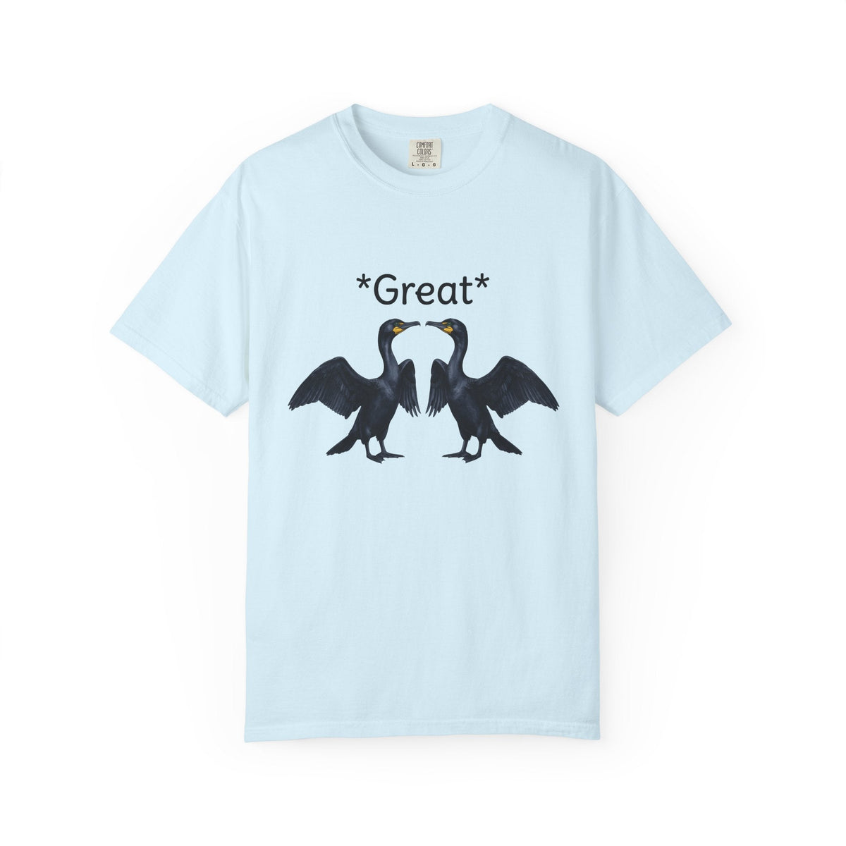 Cormorant Bird Shirt Funny Wildlife Unisex Gift Sketch Tee product image 2