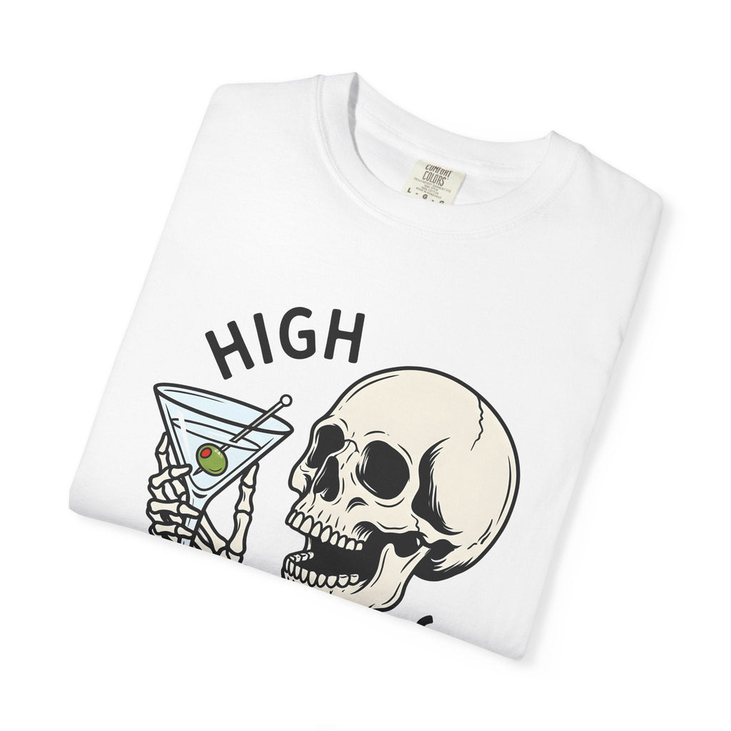 Skull Martini Glass Shirt Drinks Halloween Decorations product image 5