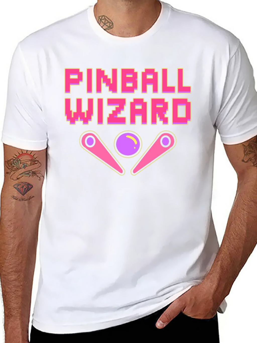 Pinball Wizard T-Shirt - Retro Arcade Design product image 7