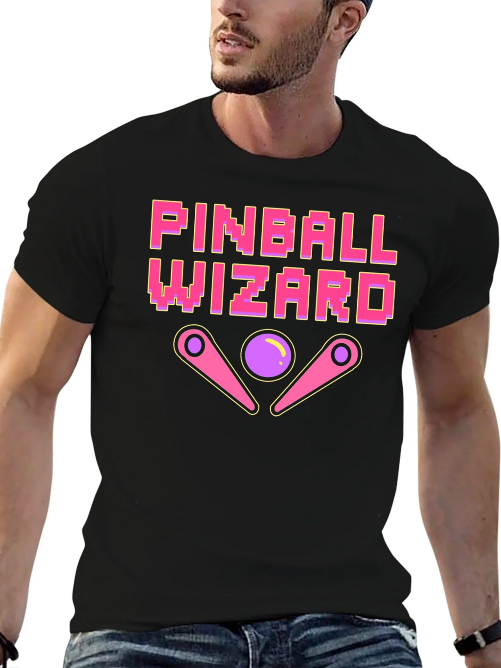 Pinball Wizard T-Shirt - Retro Arcade Design product image 6