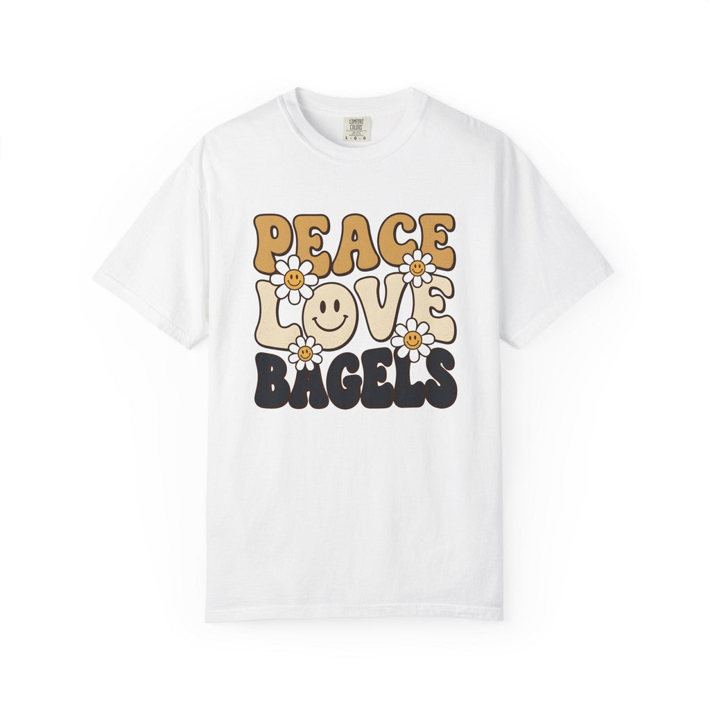 Bagel Art Shirt Bagels Pastry Unisex Gift Hand Drawn Tee product image 1