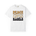 Bagel Art Shirt Bagels Pastry Unisex Gift Hand Drawn Tee product image 1